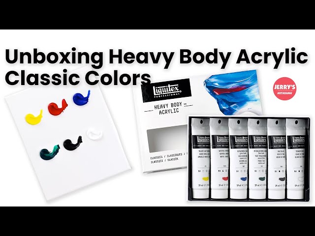 See Liquitex Heavy Body Acrylic Classic Colors Set