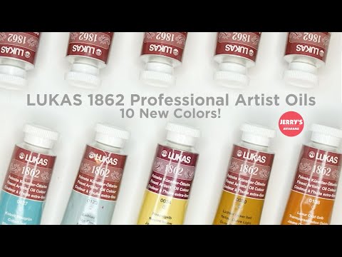 See the 10 New LUKAS 1862 Professional Artist Oil Colors!