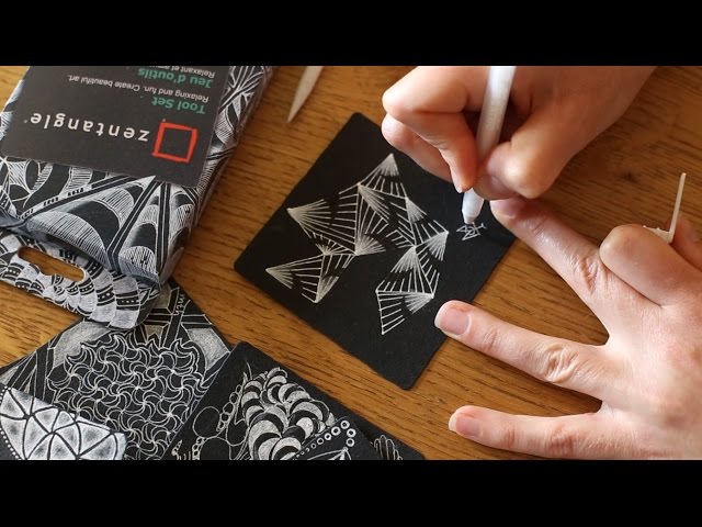 Zentangle Kit Set med 10 dela - Pigma Micron pennor - Konstnarshop.se