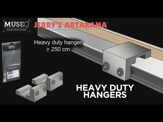 MUSEO ALU-Frame Heavy Duty Hangers 