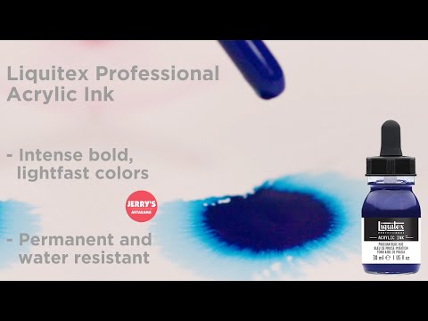 Watch Liquitex Professional Acrylic Inks in action!