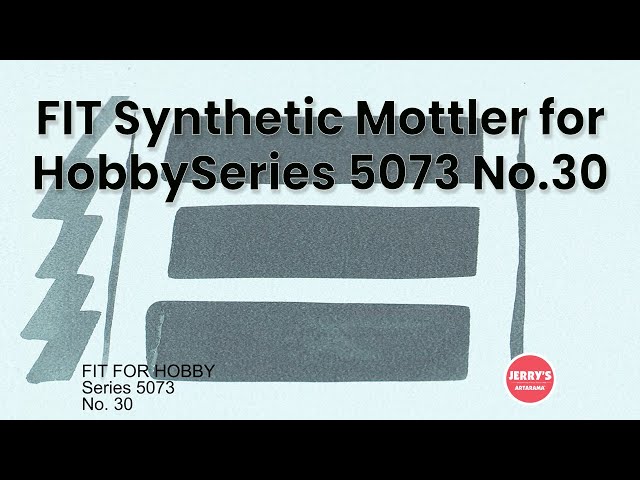 See Synthetic Mottler FIT Series 5073 No.30 Brush Marks!