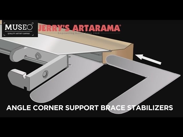 MUSEO ALU-Frame Angle Corner Support Brace Stabilizers 