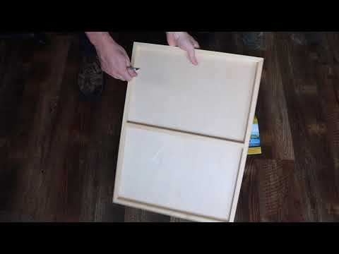 Professional Artist Sam Flegal unpacks DaVinci Birch Wood Pro Panel