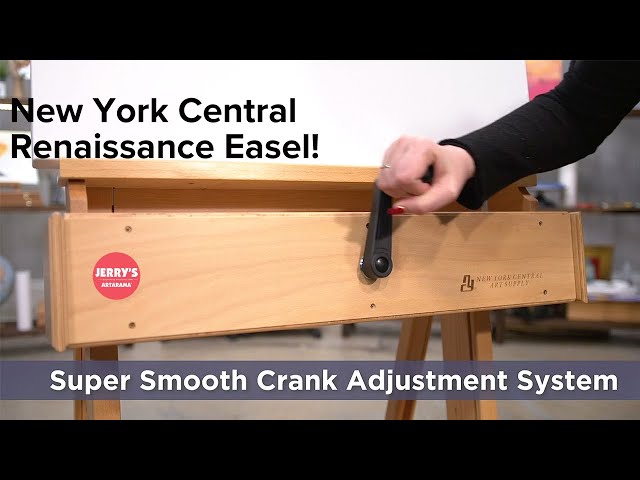 The Most Advanced Crank Assist Easel In The World - The New York Central Renaissance Easel!