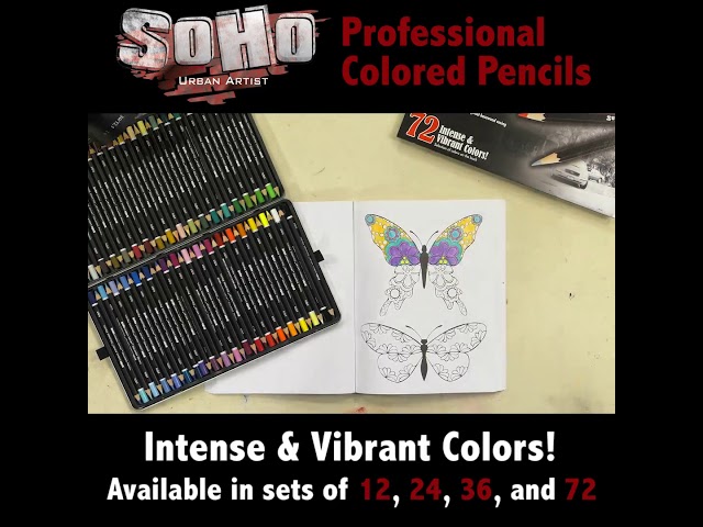 Professional Artist Colored Pencils - Intense & Vibrant - SoHo
