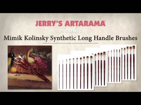 Creative Mark Mimik Kolinsky Synthetic Sable Long Handle Brushes