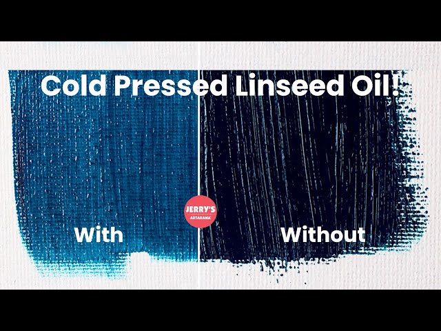 Cold Pressed Linseed Oil by Winsor & Newton