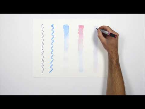 Winsor & Newton Masterclass - Explaining Watercolour Markers Mixability