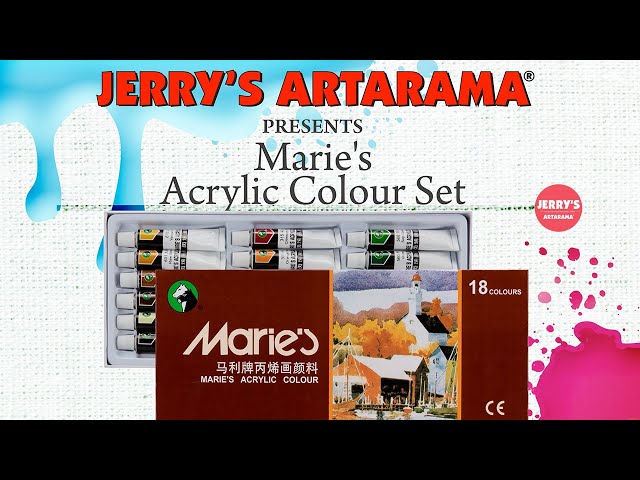 Marie's Acrylic Colour Set - Product Demo