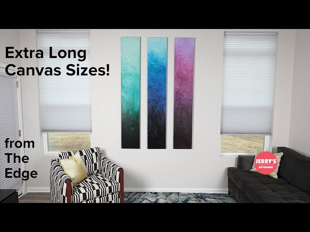 Extra Long Canvases by The Edge All Media Cotton Stretched Canvas