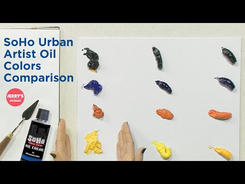 Oil Colors Comparison - SoHo Urban Artist Oils Win