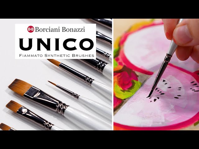 Borciani Bonazzi UNICO Fiammato Synthetic Brushes