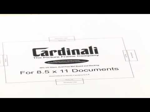 Cardinali Archival Diploma & Certificate Frames Visual Commerce #1