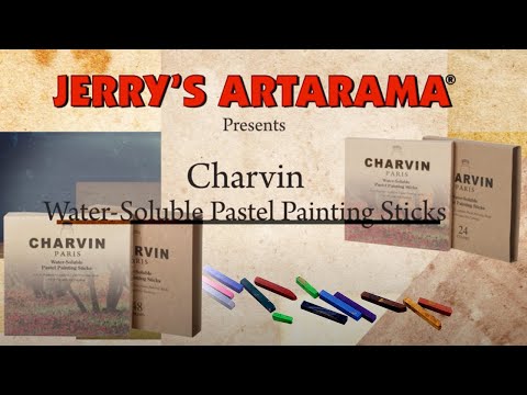Charvin Water-Soluble Pastels Product Demo