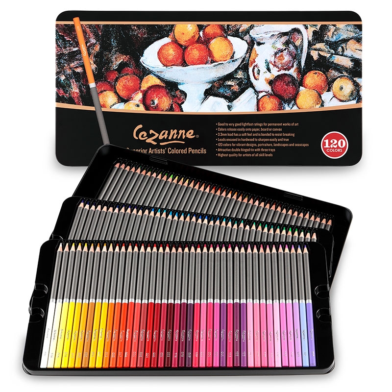 Cezanne Premium Colored Pencils Tin Set of 120