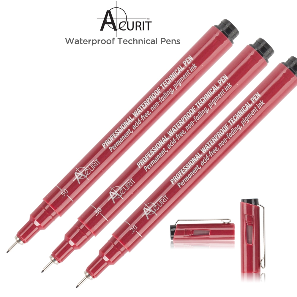 Acurit Waterproof Technical Pens