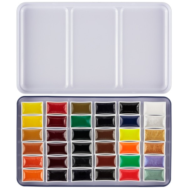 SoHo E-Z Lift Artist Watercolors Pan Set Of 36