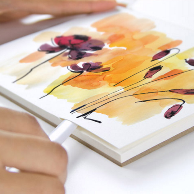 Fluid 100 Professional Watercolor Paper Sheets, Blocks & Pochettes