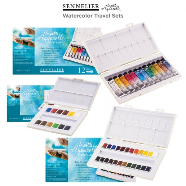 Sennelier La Petite Aquarelle Travel Sets