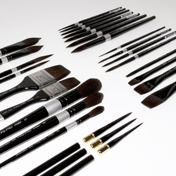 Silver Brush Black Velvet Watercolor Brushes