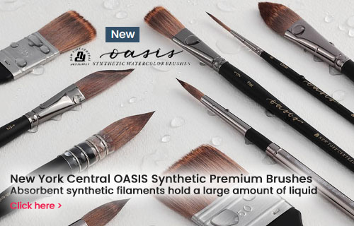New York Central® Oasis Synthetic Premium Brushes