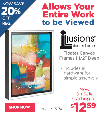 Illusions Floater Canvas Frames