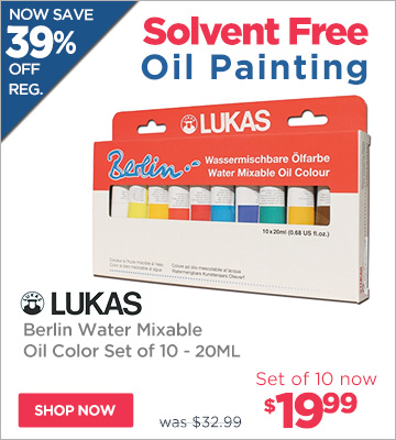Lukas Berlin Water Mixable Oil Color Sets