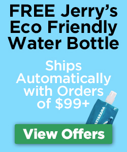 Free Jerrys Water bottle