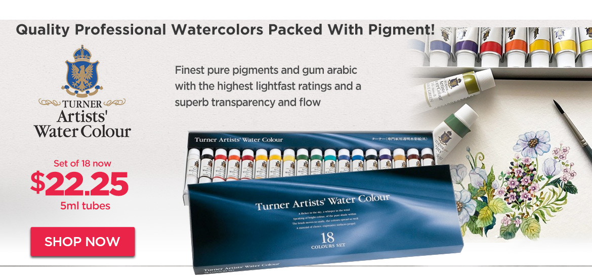 Turner Concentrated Professional Artists' Watercolor Sets