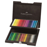 Faber Castell 72 Wood Box Pencil Set