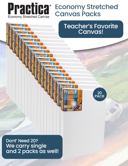 Practica Economy Stretched Cotton Canvas