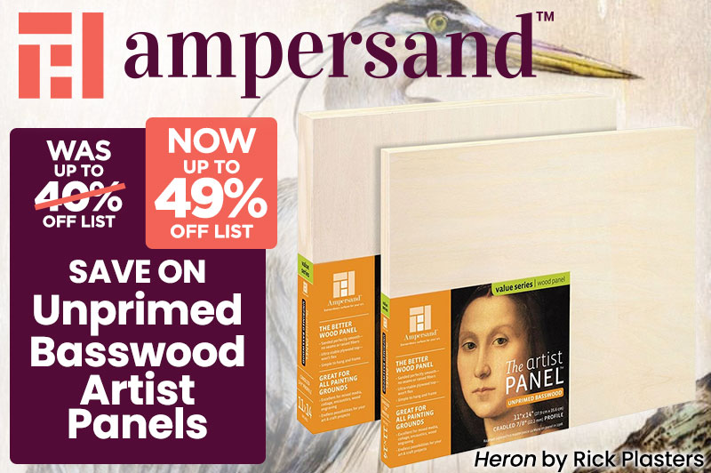  Spotlight Ampersand Value Series Unprimed Basswood  Artist Panels