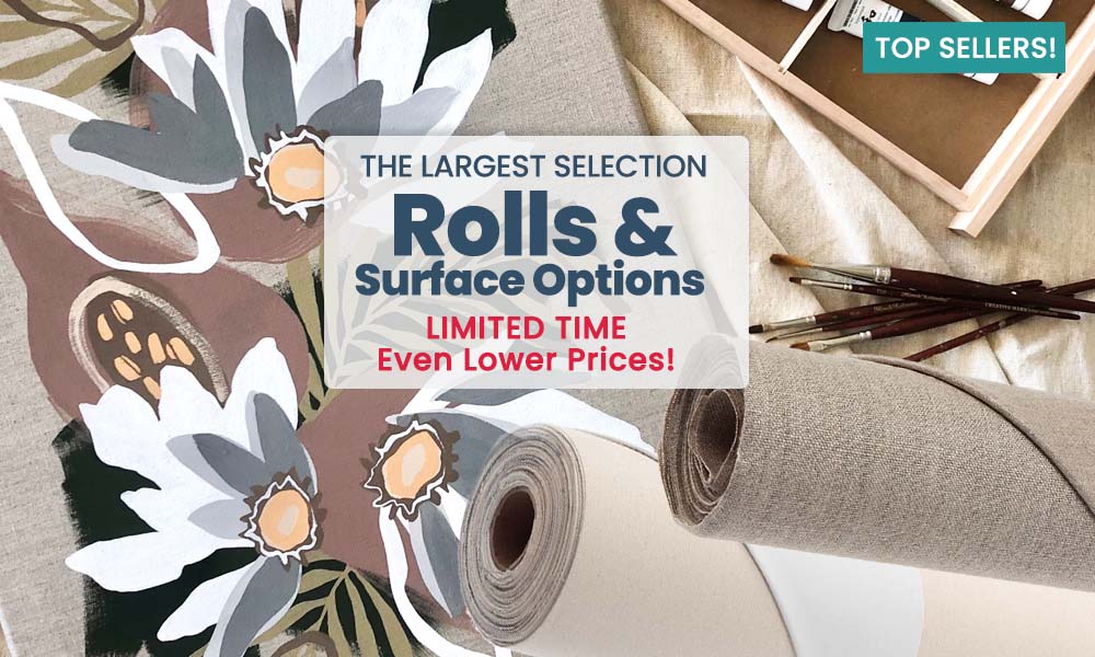 The Largest Selection of Canvas Rolls On Super Deal