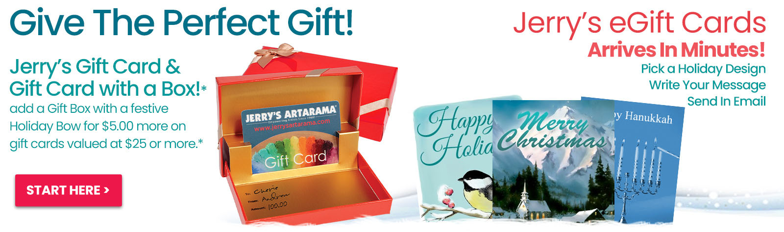 Gift Cards for Artists
