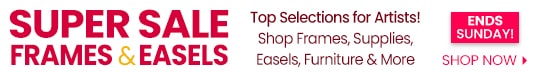  Super Sale Frames and Easels Ends on Sunday