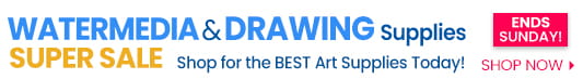 Shop the best of watermedia and drawing supplies super sale