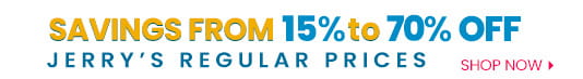 Buy more with savings from 15 percent to 70 percent off reg. prices