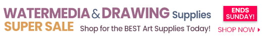 Shop the best of watermedia and drawing supplies super sale