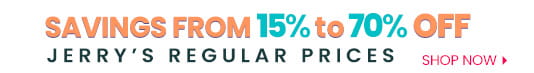 Buy more with savings from 15 percent to 73 percent off reg. prices