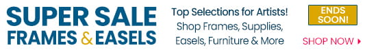 Super Sale on Artist Frames and Easels