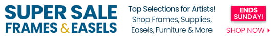  Super Sale on Artist Frames and Easels