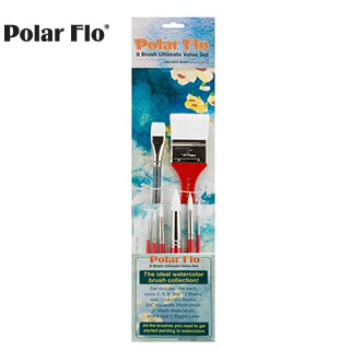Polar-Flo 700 Series Watercolor Brush Set of 8
