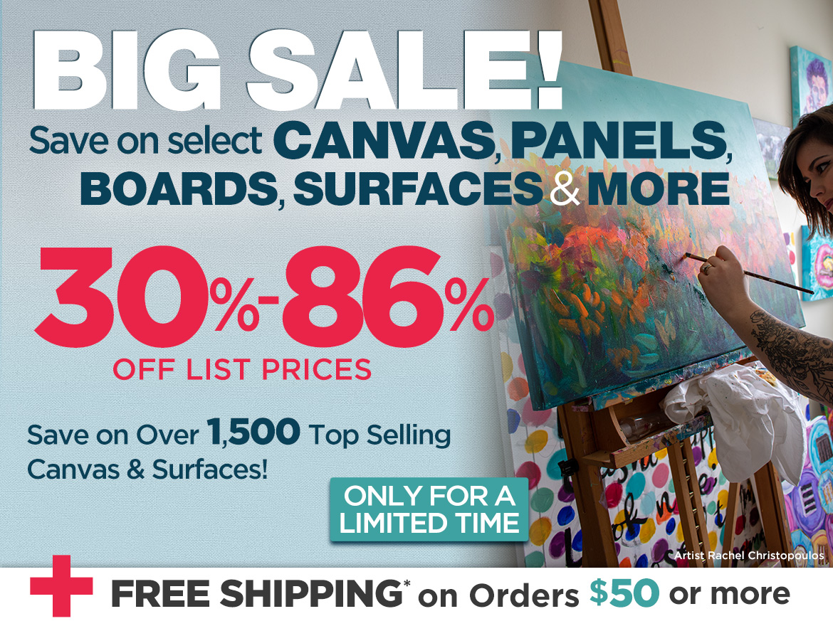 Jerry's Canvas & Surfaces Super Sale 