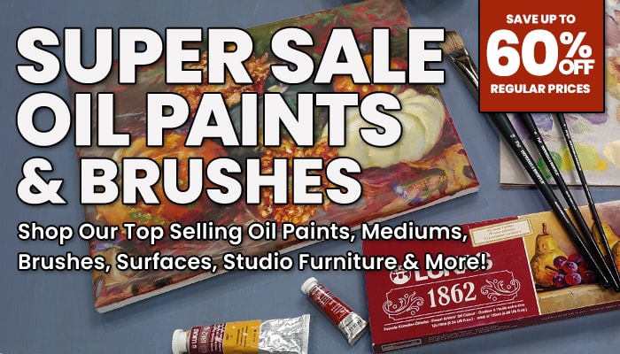 Fine Art Oil Painting and Brushes Super Sale