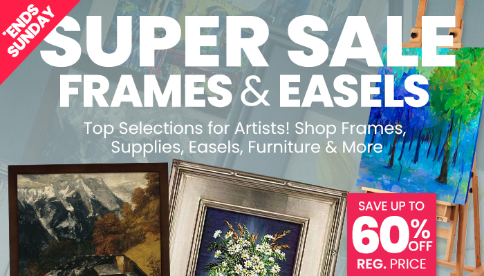 Big Frames & Studio Furniture Super Sale! Jerry's Top Selections For Artists!