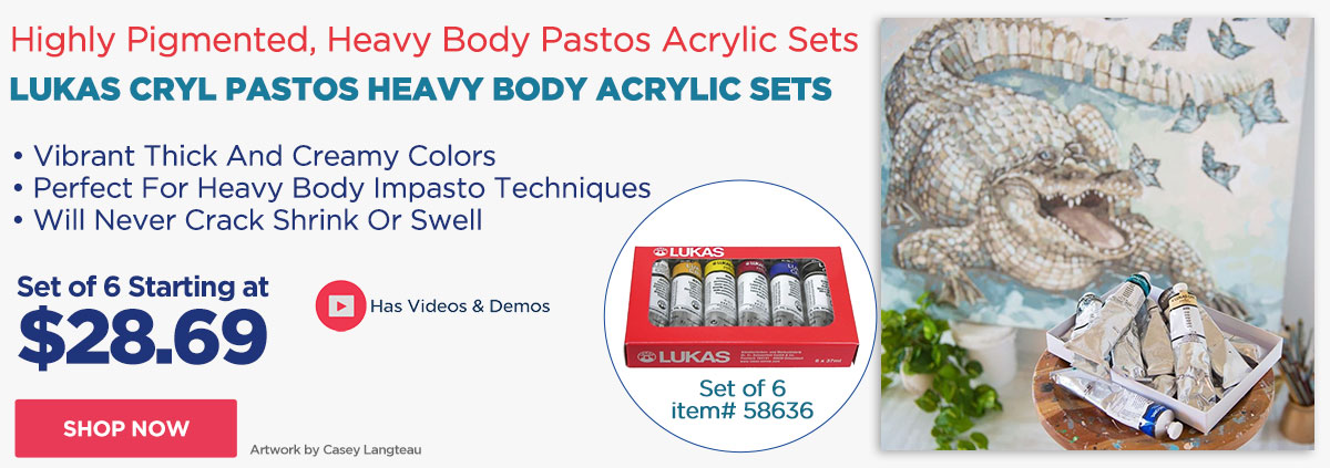 LUKAS CRYL Pastos Heavy Body Acrylic Sets