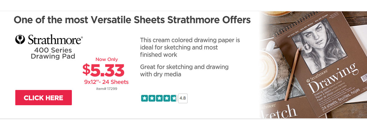 Strathmore 400 series drawing pad 9x12