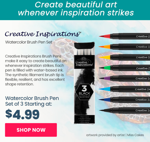 Creative Inspirations Watercolor Brush Pen Set