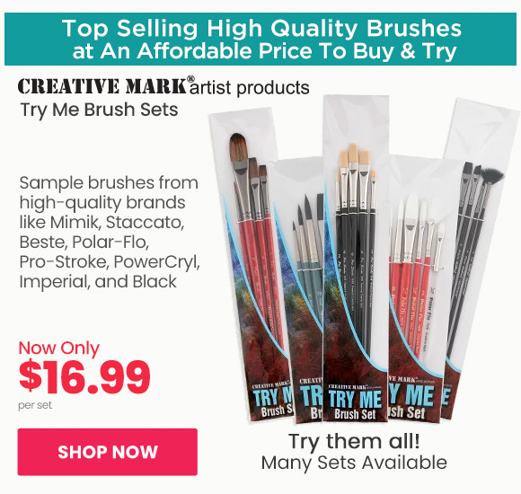 Try Me Brush Sets By Creative Mark